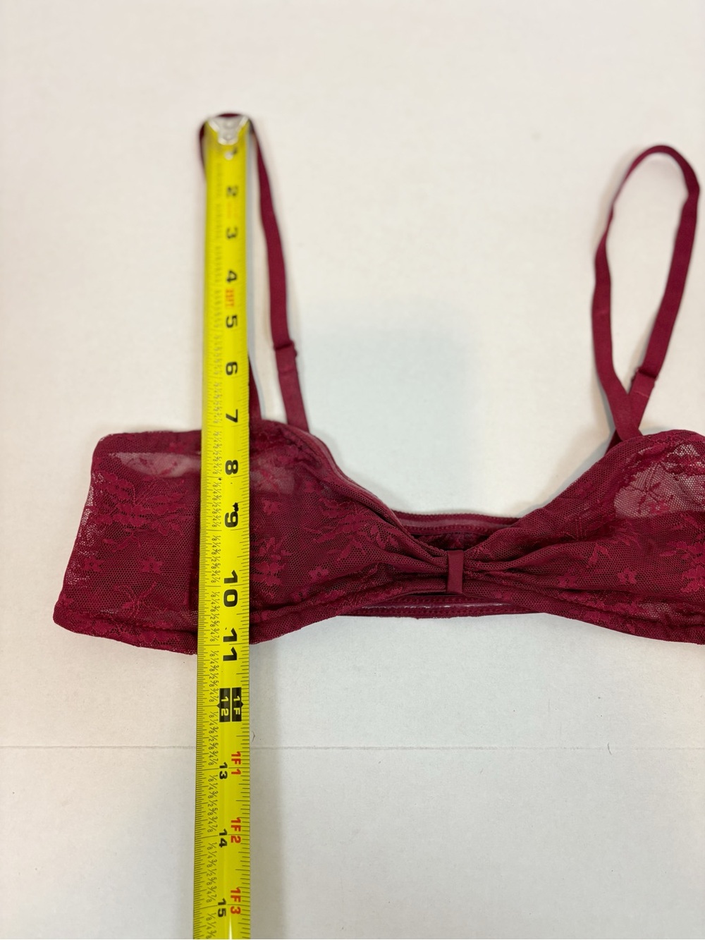 LIONESS Delilah Top in Burgundy Size M - Picture 11 of 13